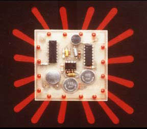 Sound Activated Pin, Peter Terezakis 1983 Photo by Rica Asaban