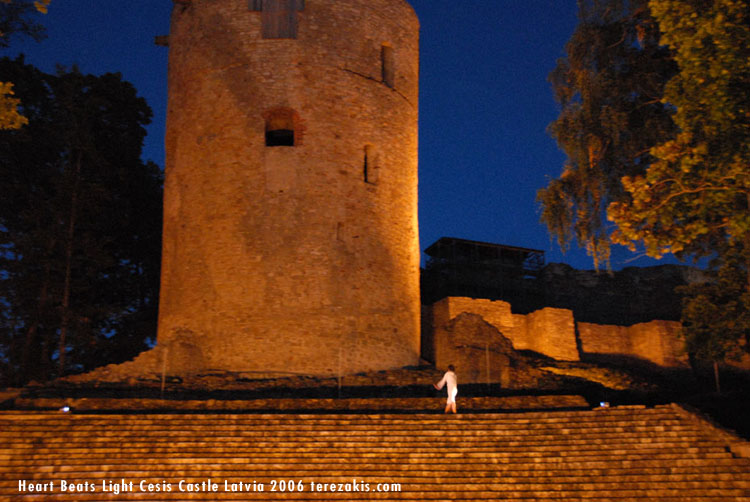 Terezakis Heart Beats Light performed at Cesis Castle, Latvia 2006 &copy; Peter Terezakis 2007 http://www.terezakis.com