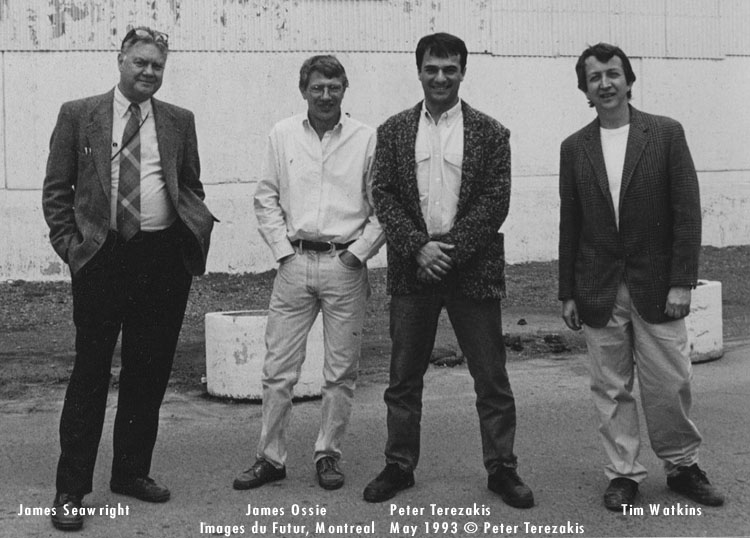 Terezakis, James Ossi, Tim Watkins, and James Seawright at Images du Futur, Montreal 