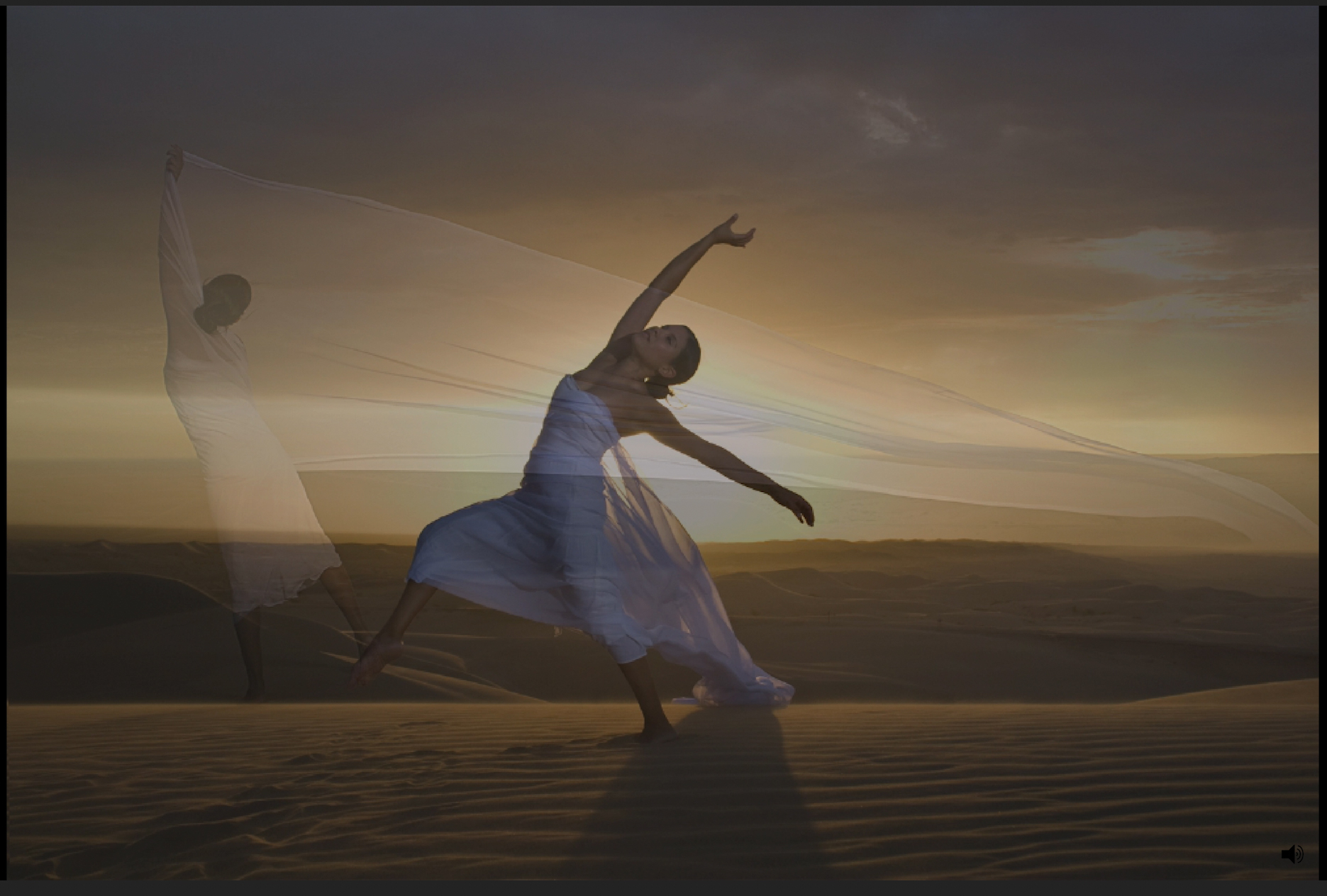 Darkness Falls, Peter Terezakis.  Martita Abril, Dancer. Sonoran Desert, 2012