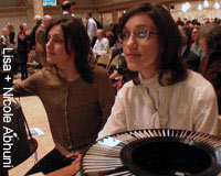 Lisa and Nicole Abhani (students of mine from SVA!)